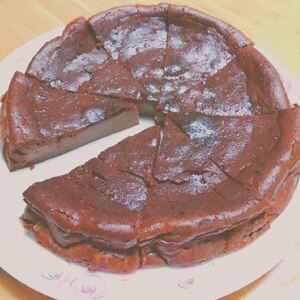 甘すぎない☆チョコヨーグルトケーキ